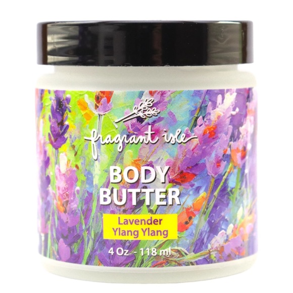 Fragrant Isle Other - Fragrant Isle Body Butter Lavender Ylang Ylang 4 oz Essential Oils Lotion WI